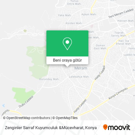 Zenginler Sarraf Kuyumculuk &Mücevharat harita