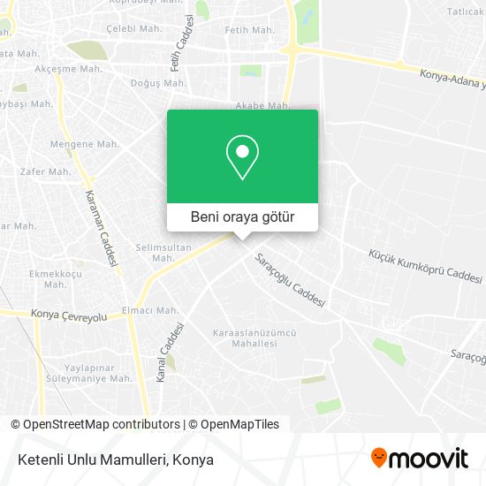 Ketenli Unlu Mamulleri harita