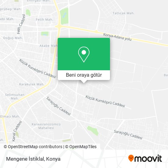 Mengene İstiklal harita