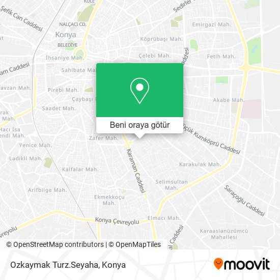 Ozkaymak Turz.Seyaha harita