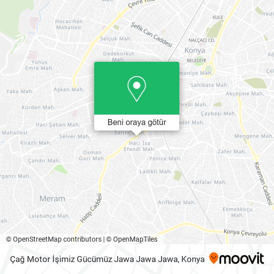 Çağ Motor İşimiz Gücümüz Jawa Jawa Jawa harita