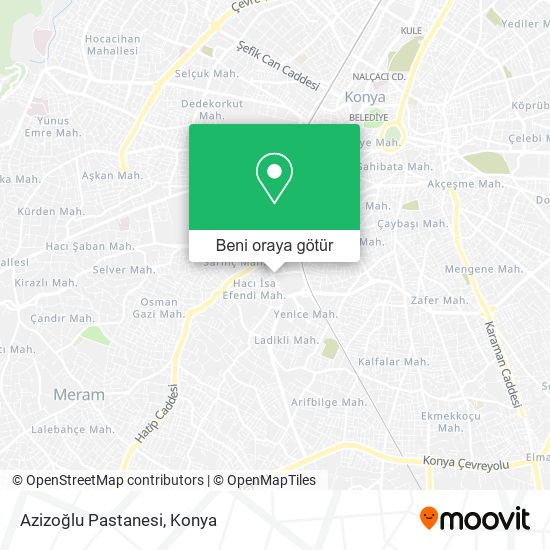 Azizoğlu Pastanesi harita