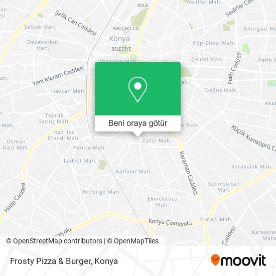 Frosty Pizza & Burger harita