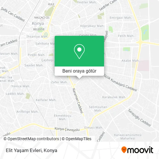 Elit Yaşam Evleri harita