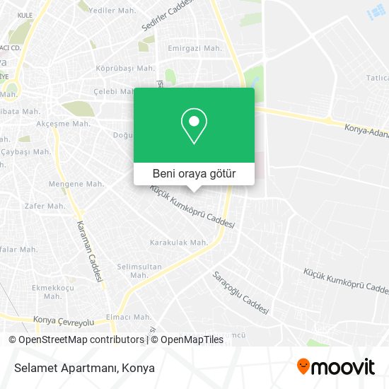 Selamet Apartmanı harita
