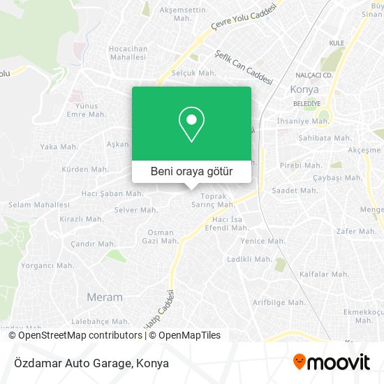 Özdamar Auto Garage harita