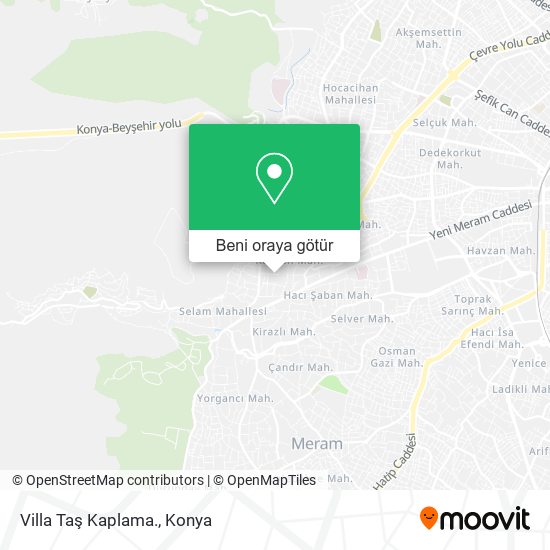 Villa Taş Kaplama. harita