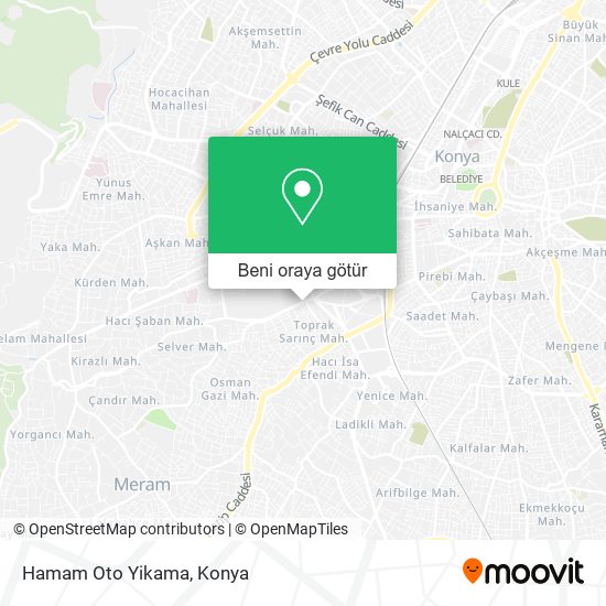 Hamam Oto Yikama harita