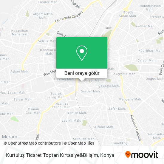 Kurtuluş Ticaret Toptan Kırtasiye&Bilişim harita