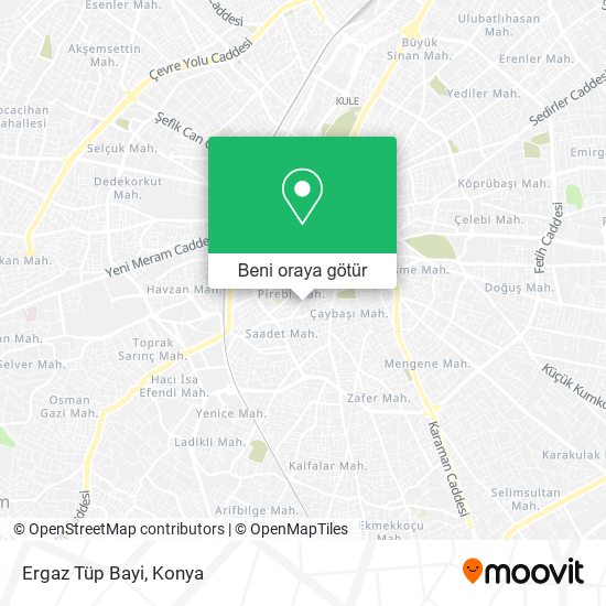 Ergaz Tüp Bayi harita