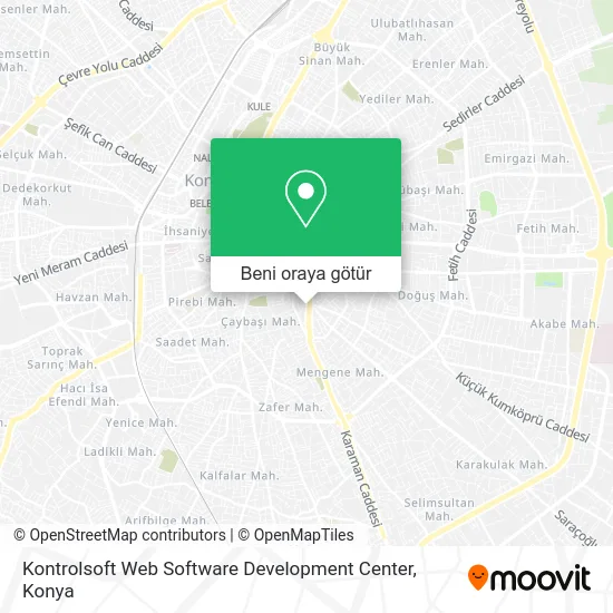 Kontrolsoft Web Software Development Center harita