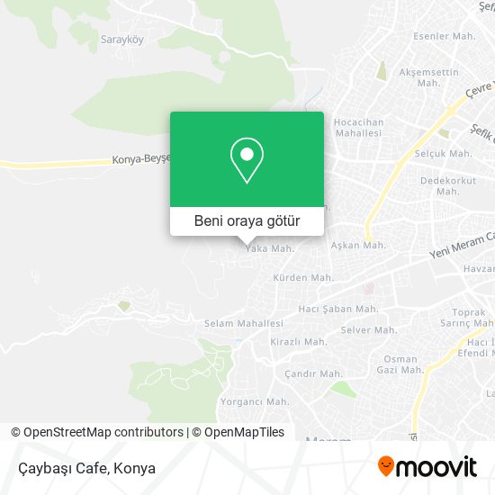 Çaybaşı Cafe harita