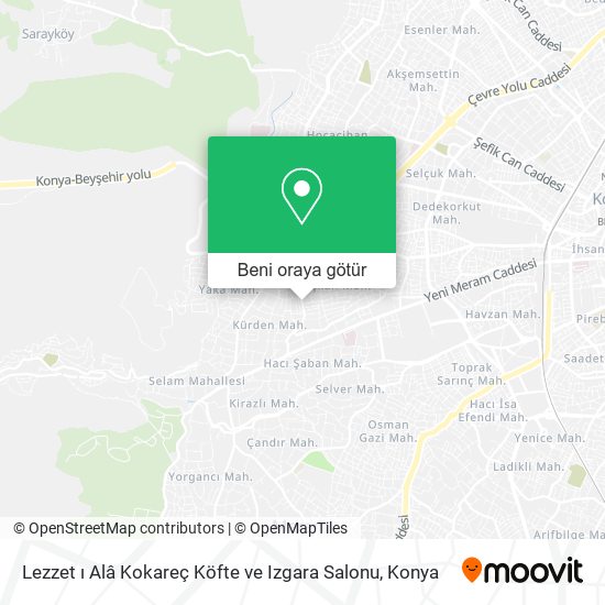 Lezzet ı Alâ Kokareç Köfte ve Izgara Salonu harita