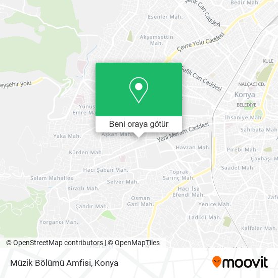 Müzik Bölümü Amfisi harita