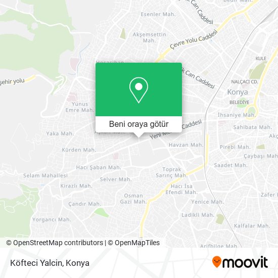 Köfteci Yalcin harita