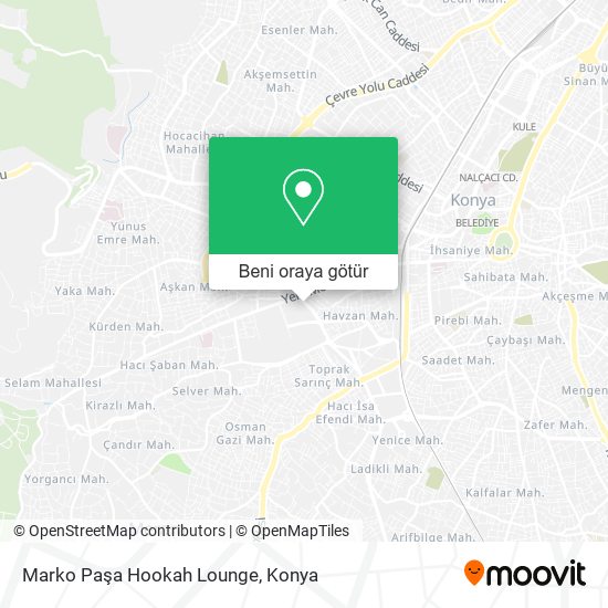 Marko Paşa Hookah Lounge harita