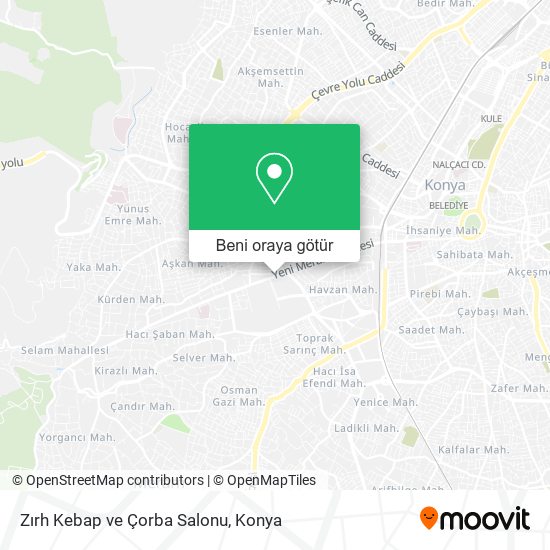 Zırh Kebap ve Çorba Salonu harita