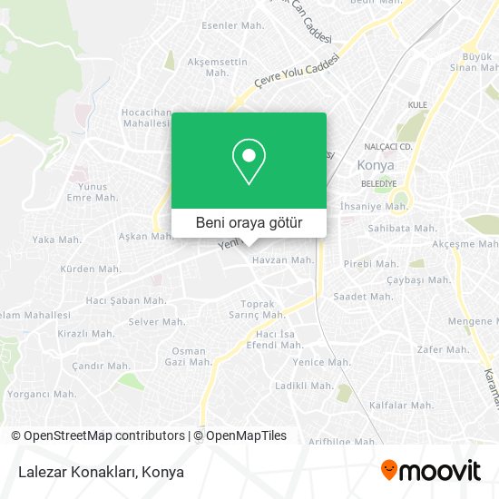 Lalezar Konakları harita