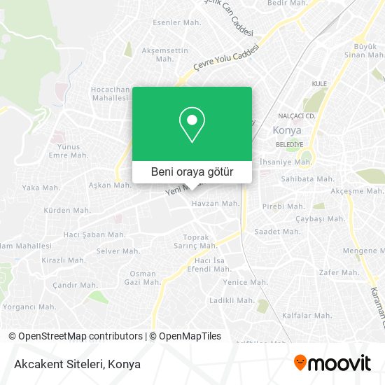 Akcakent Siteleri harita