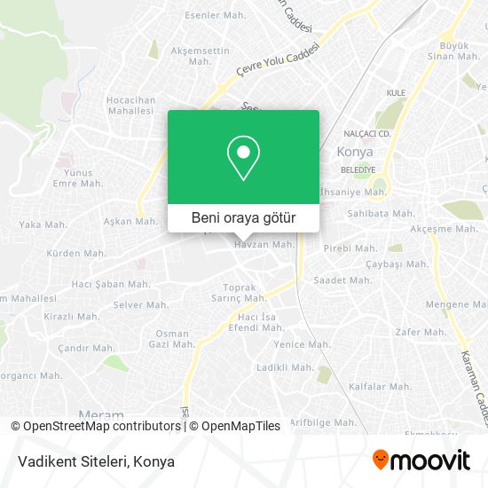 Vadikent Siteleri harita