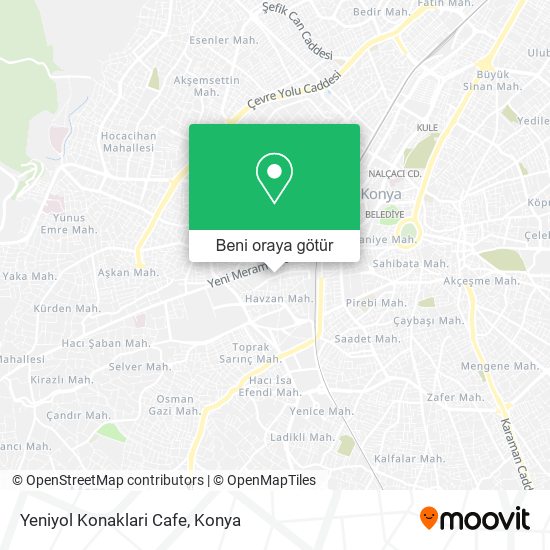 Yeniyol Konaklari Cafe harita