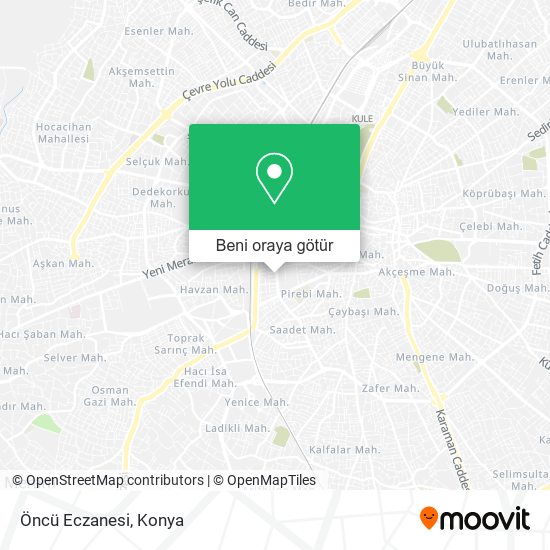 Öncü Eczanesi harita