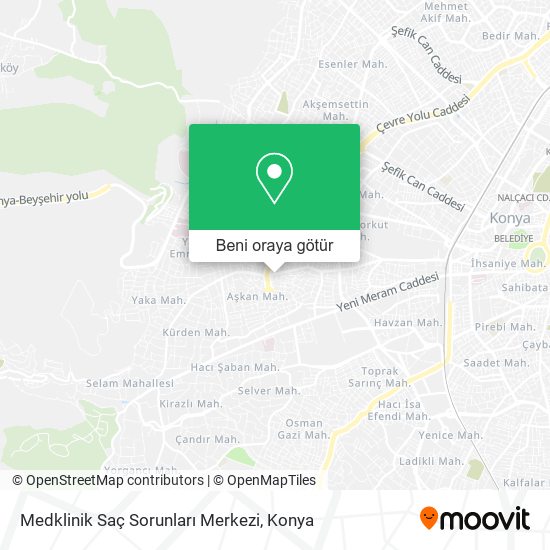 Medklinik Saç Sorunları Merkezi harita