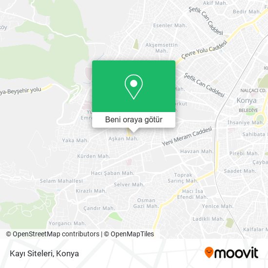 Kayı Siteleri harita