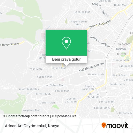 Adnan Arı Gayrimenkul harita