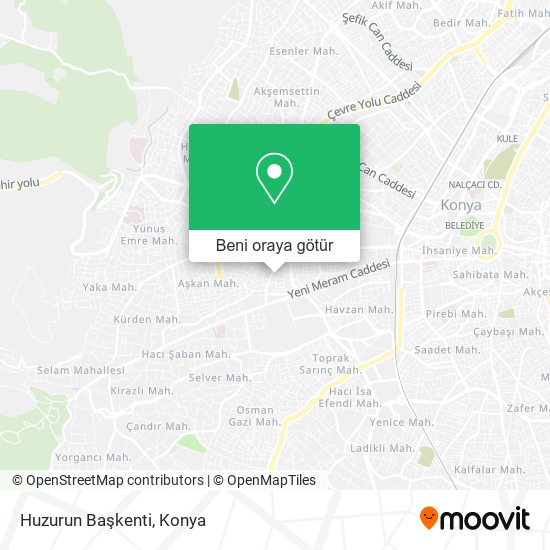Huzurun Başkenti harita