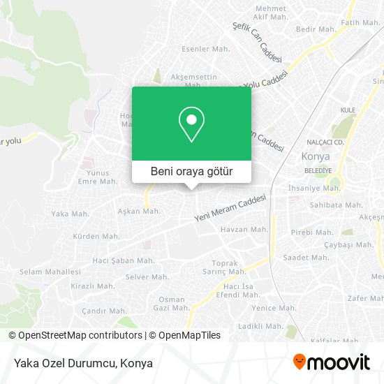 Yaka Ozel Durumcu harita
