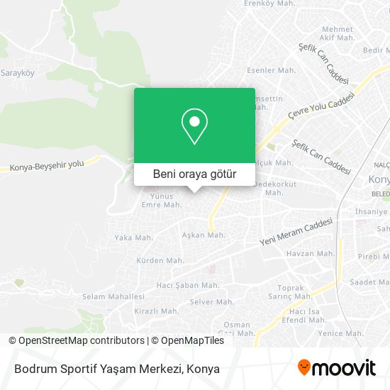 Bodrum Sportif Yaşam Merkezi harita