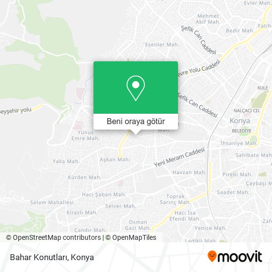 Bahar Konutları harita