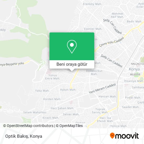 Optik Bakış harita