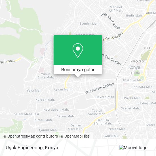 Uşak Engineering harita