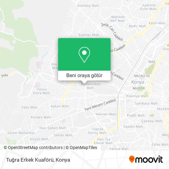 Tuğra Erkek Kuaförü harita