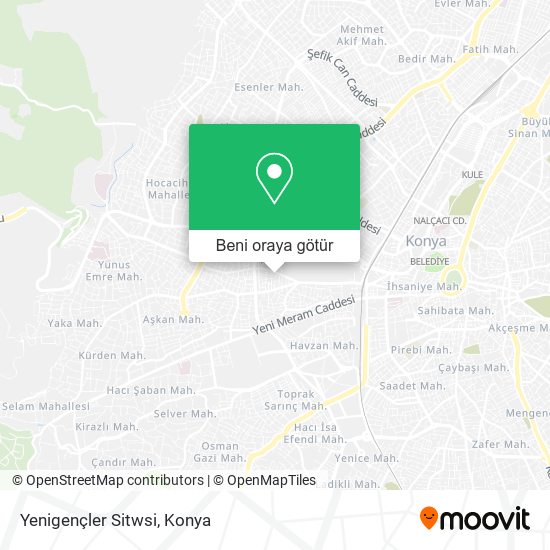 Yenigençler Sitwsi harita