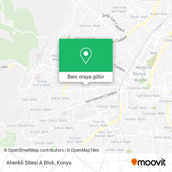 Ahenkli Sitesi:A Blok harita
