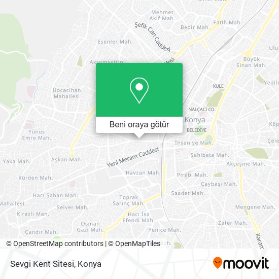 Sevgi Kent Sitesi harita