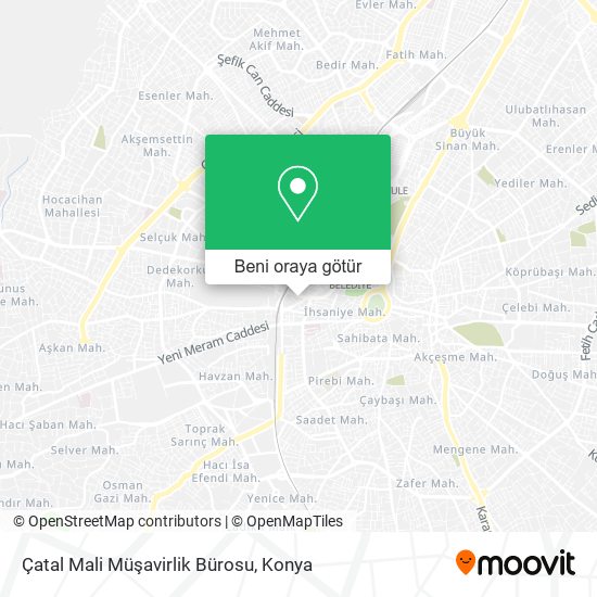 Çatal Mali Müşavirlik Bürosu harita