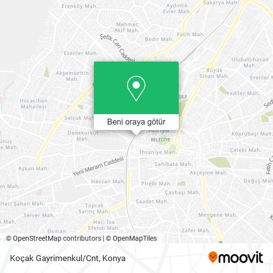 Koçak Gayrimenkul/Cnt harita