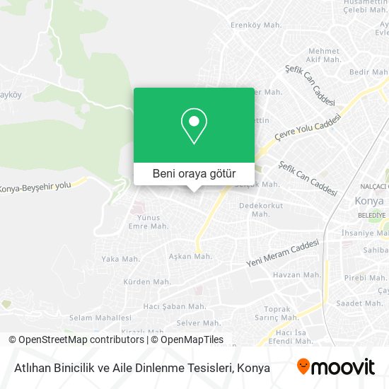 Atlıhan Binicilik ve Aile Dinlenme Tesisleri harita