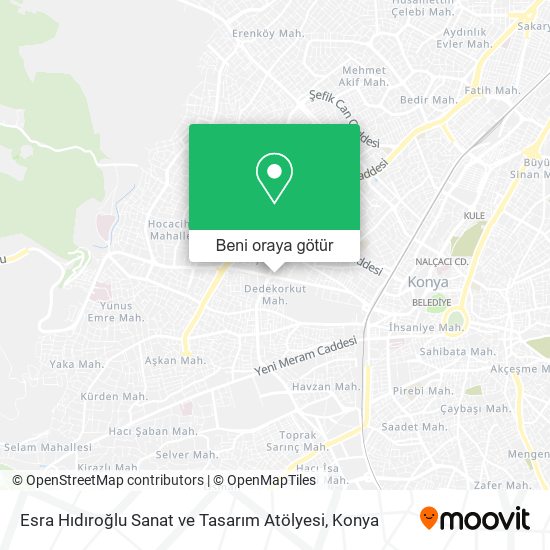 Esra Hıdıroğlu Sanat ve Tasarım Atölyesi harita