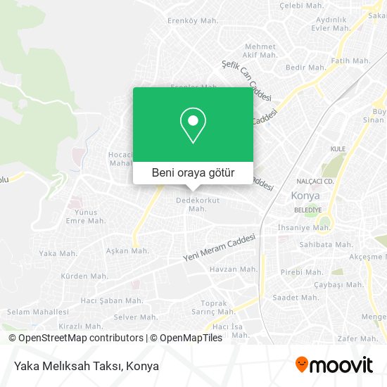 Yaka Melıksah Taksı harita