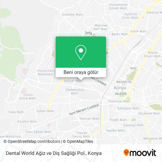 Dental World Ağiz ve Diş Sağliği Pol. harita
