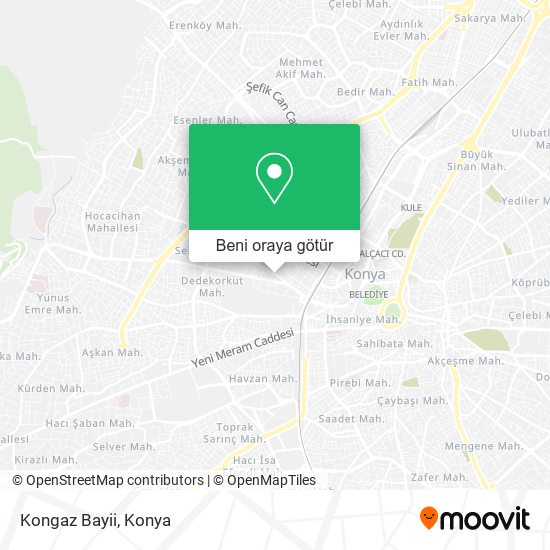 Kongaz Bayii harita