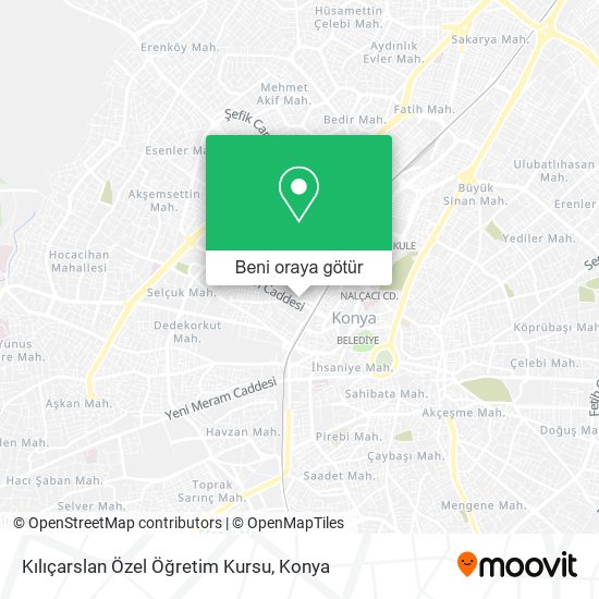 Kılıçarslan Özel Öğretim Kursu harita
