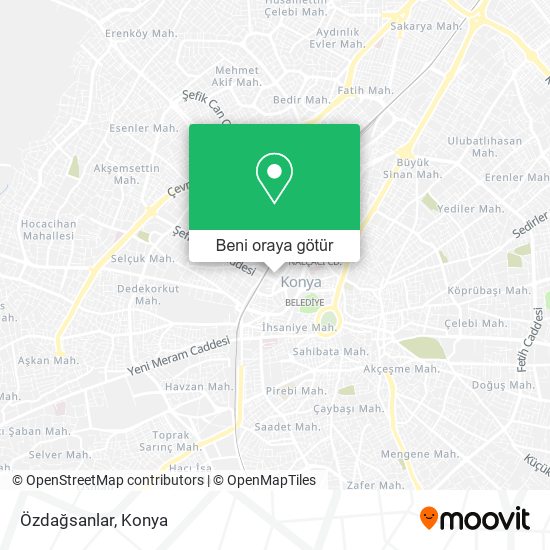 Özdağsanlar harita