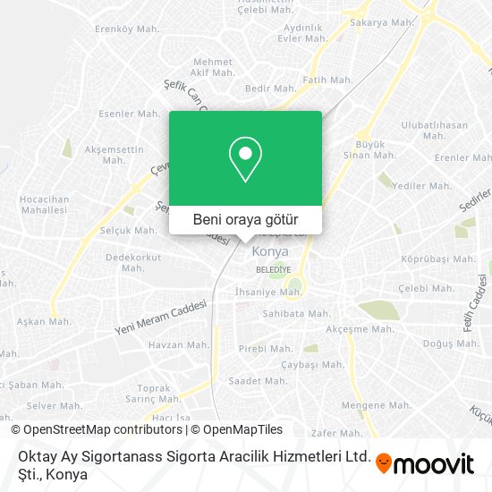Oktay Ay Sigortanass Sigorta Aracilik Hizmetleri Ltd. Şti. harita