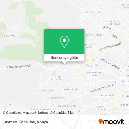 Aymert Konakları harita